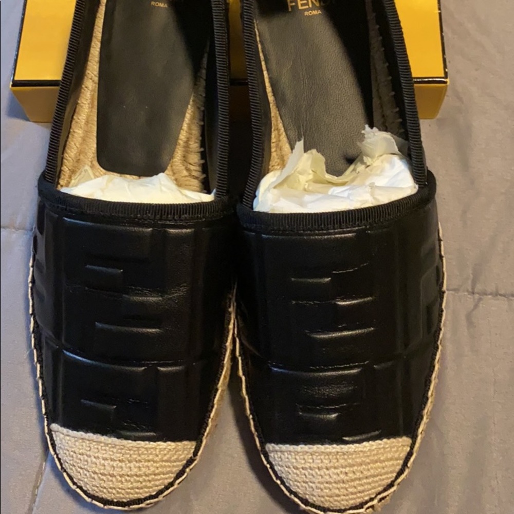 Size 6 FENDI Espadrilles, Brand New, Never Worn. - Picture 1 of 9